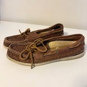 Sperry Brown Leather Loafers